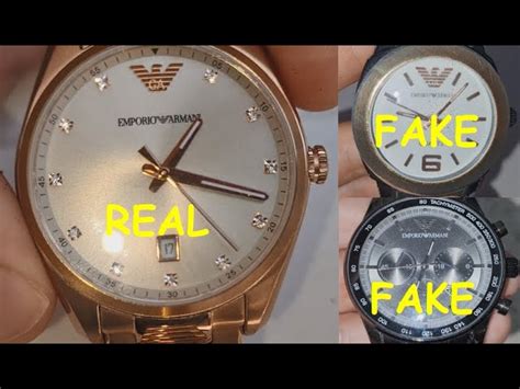 emporio armani ar5905 original vs fake|authenticity of Armani watch.